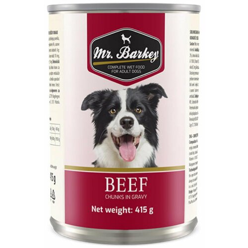  mr. barkey govedina, komadici u sosu 415g, konzerva za pse Cene