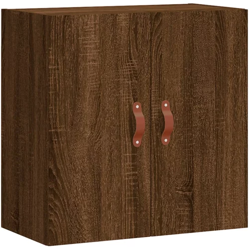 vidaXL Stenska omarica rjava hrast 60x31x60 cm inženirski les, (20824373)