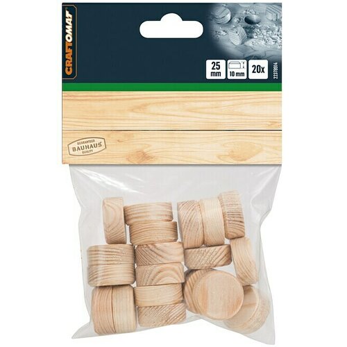 CRAFTOMAT Drveni čep (Promjer: 25 mm, 20 Kom.) Cijene