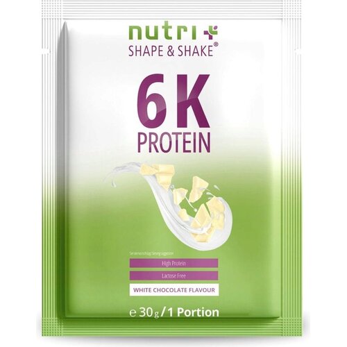Nutri Vegan 6K proteinski prah, probna veličina - White Chocolate Slike
