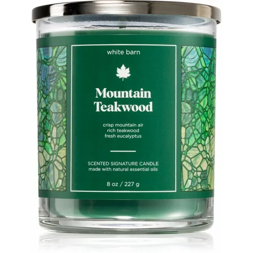 Bath & Body Works Mountain Teakwood mirisna svijeća 227 g