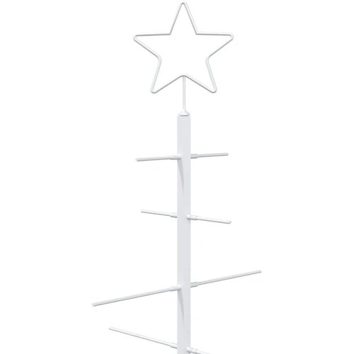  Metalna božićna jelka KUOPIO 60 cm Čelik Bijela - 60 cm Bijela bez LED svjetala Slike