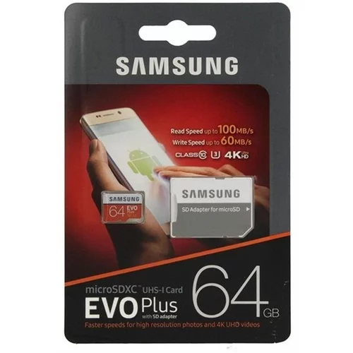 Samsung SPOMINSKA KARTICA EVO PLUS 64GB micro SDHC class 10