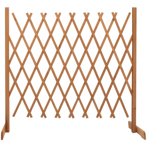vidaXL Vrtna mrežasta ograja oranžna 180x100 cm les jelke Cene