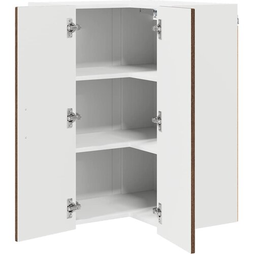  Zidni kutni ormar Lucca Smeđi hrast 57 x 57 x 80 cm Slike