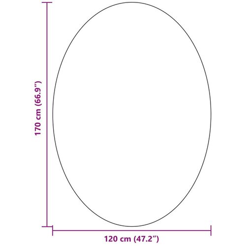  Tepisi Bež Polipropilen 120 x 170 cm Neklizeći Tepih Ovalni Slike