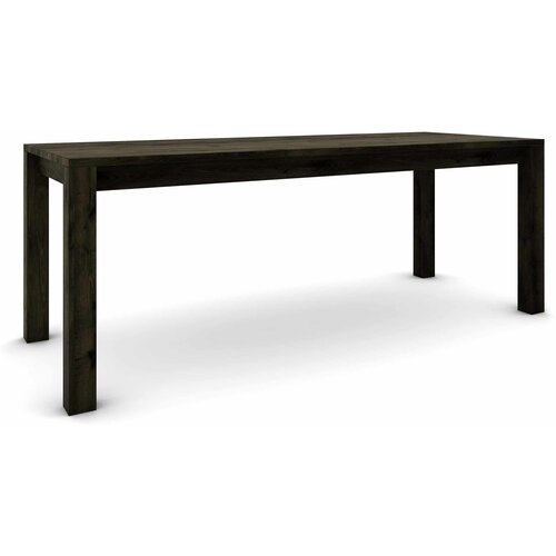  Hrastov stol 200 x 80 cm, crni sa srebrnim efektom Cijene