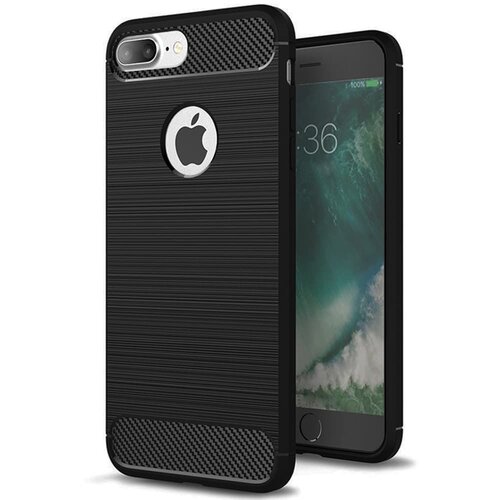  Techsuit - Carbon Silicone maska za iPhone 7 Plus - crna Cene