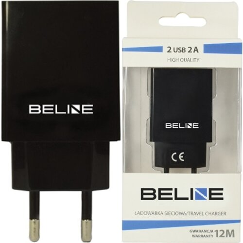 Beline 2XUSB 2A MREŽNI POLNILEC ČRNO ČRN ZA TELEFONE, (21974904) Cene