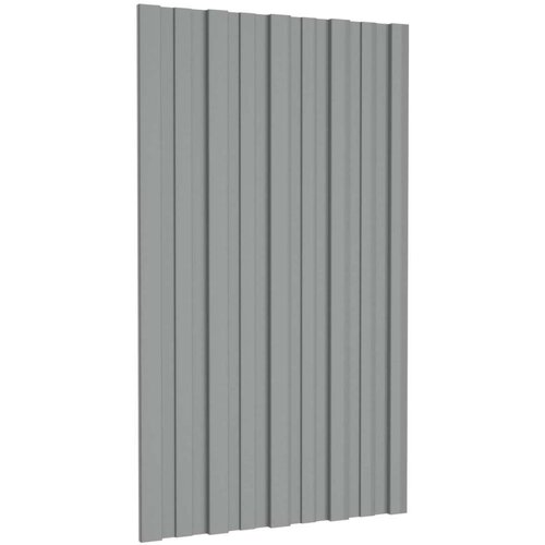 Krovni panel 36 pcs Sivi 80 x 45 cm Pocinčani čelik - Sivi 80 x 45 cm 36 Cijene