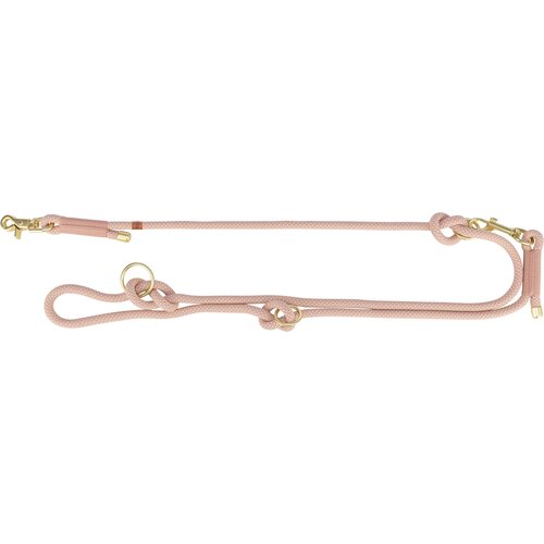 Trixie nastavljiv pasji povodec Soft Rope, roza Cene