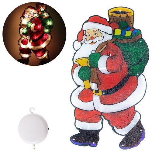  Novogodisnji ukras LED (23cm*13cm) Deda Mraz EL Slike