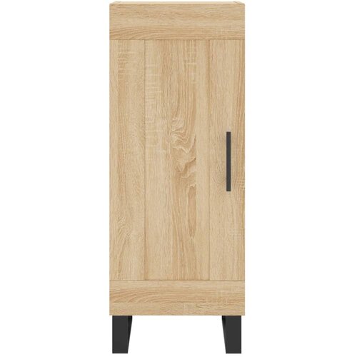  Visoka komoda hrasta sonome 34,5x34x180cm od konstruiranog drva Slike