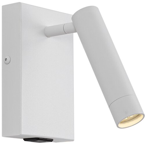 QAZQA Professional Moderna stenska svetilka bela nastavljiva z USB-C - Croft Cene