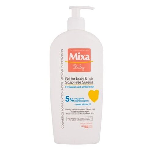 Mixa baby Gel za kupanje bez sapuna – za kosu i telo 400ml Cene