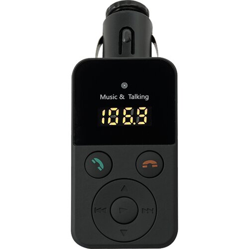 Sal FM modulator 4in1, Bluetoot handfree, 12V/24V, USB punjač 1A - FMBT 40, Crni Slike