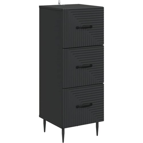  Ormar s ladicama Crna 33 x 34,5 x 89,5 cm Konstruirano drvo Cene