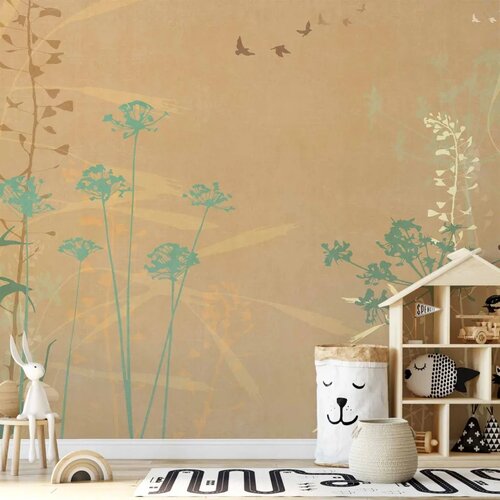 Foto tapeta - Bird in the Meadow 500x350 Standard Slike