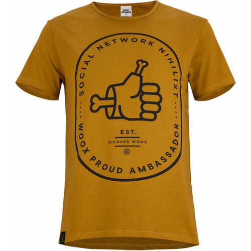 Woox Digitus Golden Brown T-shirt Slike