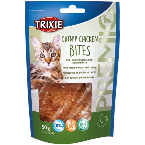 Trixie Pribolj&scaron;ek za mačke Premio Catnip Chicken bites 50 g Cene