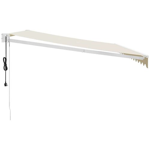  Automatska tenda na uvlačenje krem 4 x 3 m Slike