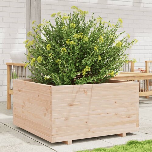 VidaXL Vrtna sadilica 90x90x49 5 cm od masivne borovine Slike