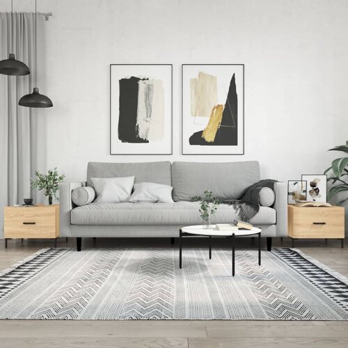 vidaXL Stolići za kavu 2 kom hrast 50x50x40 cm konstruirano drvo Cijene