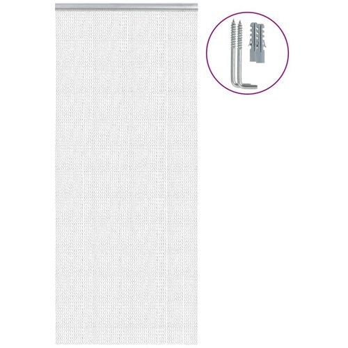  Lančani zastor za za&scaron;titu od muha 90 x 212 cm aluminijski Cijene