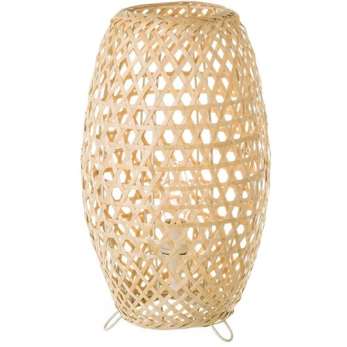 Casa Selección Bambusova namizna svetilka v naravni barvi z bambusovim senčnikom (višina 36 cm) Natural Way – Casa Selección Cene
