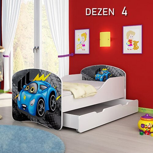 Olimp Sport dečiji krevet drveni 180x80cm sa fiokom i gratis dušek 45 dezena Cene