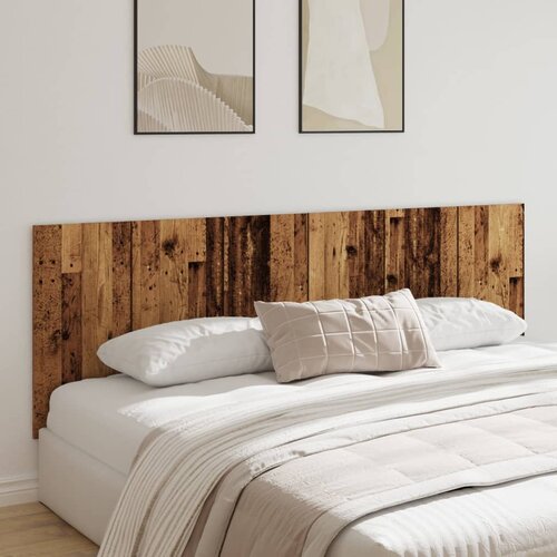 VidaXL Zidno uzglavlje boja staro drvo 240x1,5x80 cm konstruirano drvo Slike