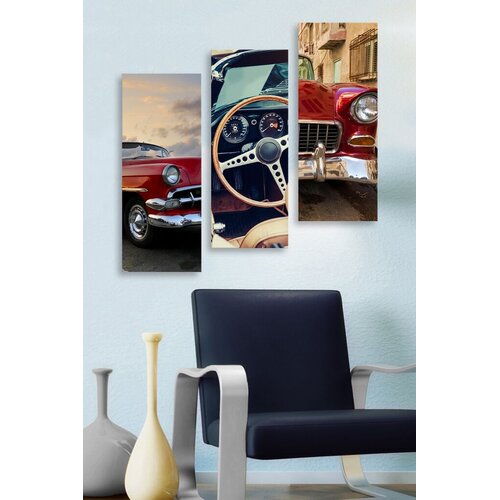 Wallity Set slika MDF0064, 3 dijela Cene