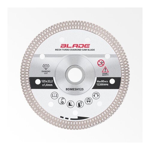 Blade bdmesh125 Dijamantski disk za sečenje tvrde keramike (Turbo) ( BDMESH125 ) Cene