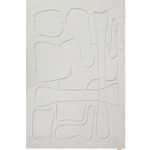 Agnella Svijetlo sivi vunen tepih 133x190 cm Morphic – Cijene