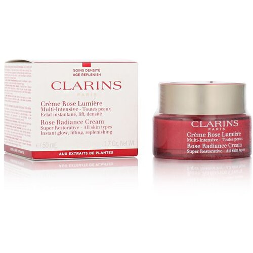 Clarins Rose Radiance posvetlitvena dnevna krema za obraz 50 ml za ženske Slike