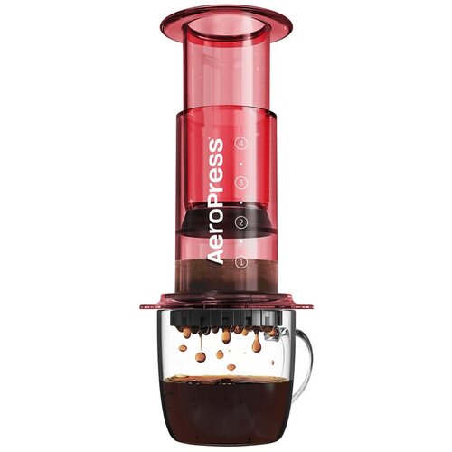 Aeropress clear red, (21214806) Cene