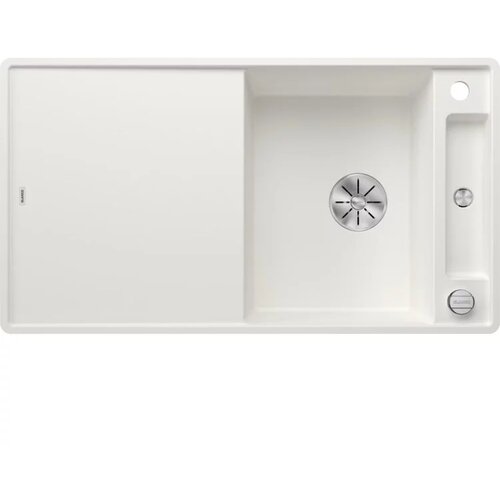 Blanco sudoper AXIA III 5 S-F InFino SILGRANIT BIJELA, daska drvo, s dalj.upr. Slike