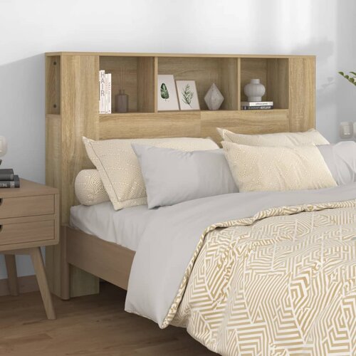 vidaXL vzglavna omarica sonoma hrast 140x18,5x104,5 cm Cene