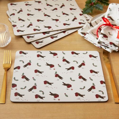 Cooksmart &amp;reg; Pluteni podmetač 4 kom 21,5x29 cm Robin&amp;#039;s Retreat &amp;ndash; Slike