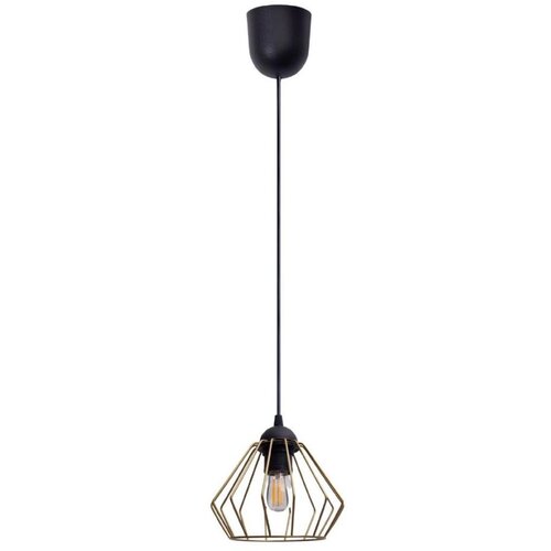  visilica na lanku CEED GOLD 1xE27/60W/230V &Oslash; 17,5 cm crna/zlatna Cene