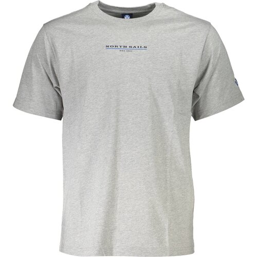 North Sails T-SHIRT SHORT SLEEVE MAN GRAY Slike
