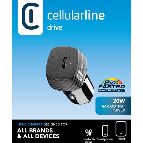 Cellular Line auto punjač USB-C 20W Slike