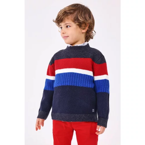 Mayoral Otroški pulover mornarsko modra barva