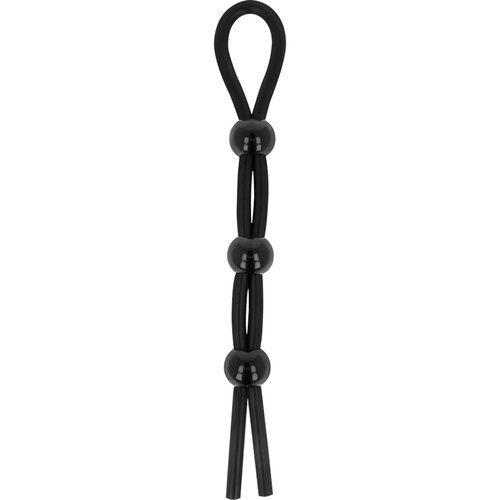 Coquette Ohmama Cord-Cock and Testicles Ring Black Cijene