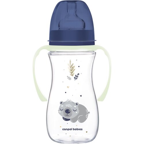 Canpol EasyStart Sleepy Koala 300 ml steklenička za dojenčke 12 m+ Blue 300 ml Slike