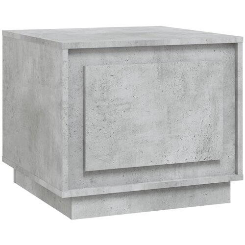 Maison Chic Klubska mizica - kavna mizica - Nizka mizica betonsko siva 51x50x44 cm inženirski les, (21754429) Slike