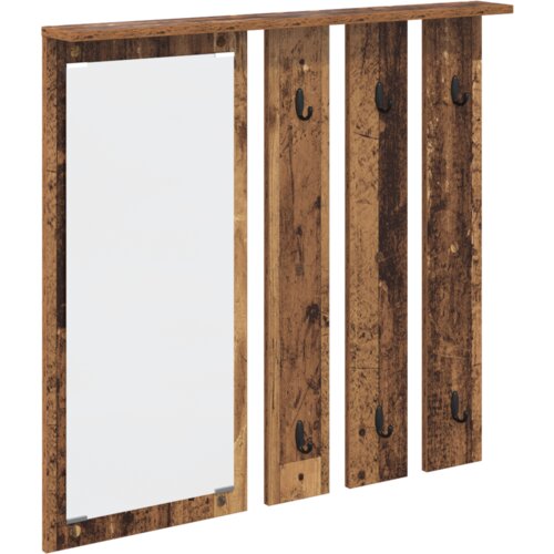  Vje&amp;scaron;alica za kapute na zidu Staro drvo 84 x 10 x 80 cm Slike