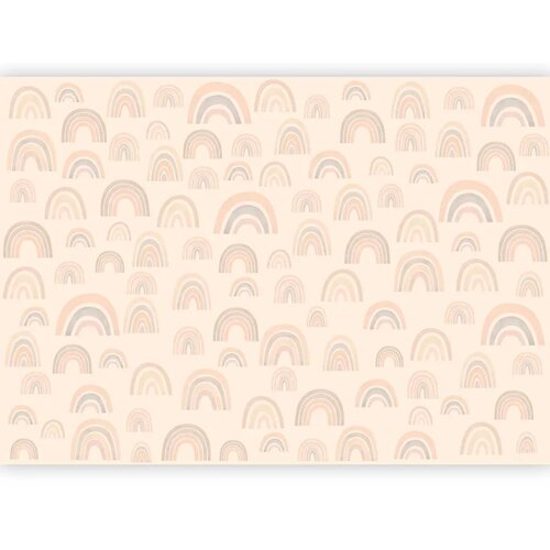  Foto tapeta - Pastel Rainbows 490x350 Samoljepljiva Slike