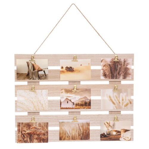 Atmosphera zidni nosač 9 slika 58x43 drvo (185854) Slike