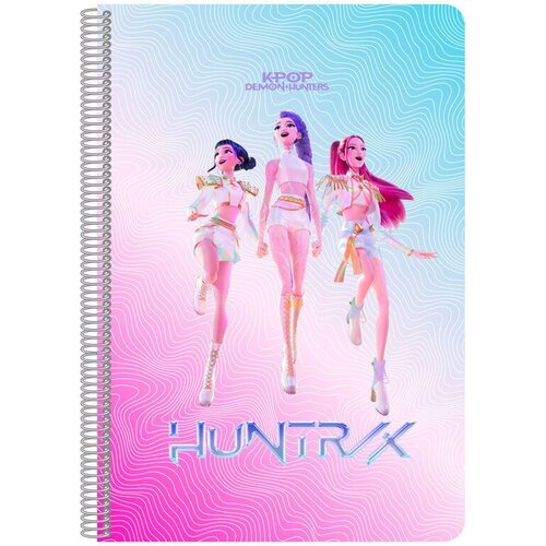 KPop Demon Hunters Bilježnica A4 - kvadratići, 80 listova Slike